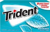 Trident Gum Wintergreen Flavor Sugar Free Gum Quantity 14 Pieces Per Pack 12 Packs Per Box Sweet Browse at UsaCandyWholesale.Com